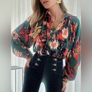 Jane Chic Designs Plus Size Sublimation Blouse